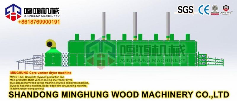 Roller Core Veneer Dryer