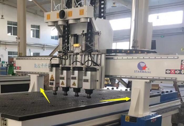 Shanlong Controller 6kw Factory Woodworking CNC Router Machine