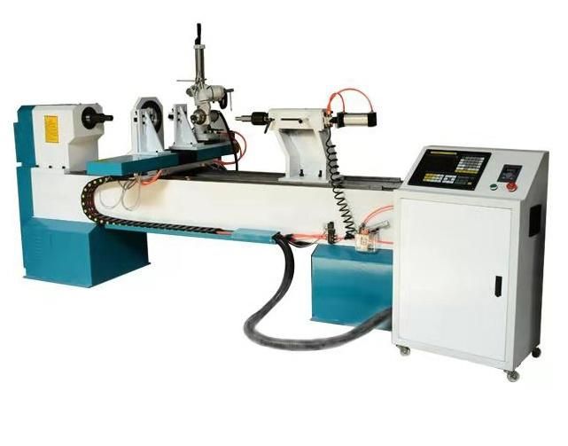 CNC Wood Lathe Machine for Turning Wooden Legs, Staircase, and Baseball Bat