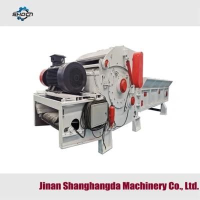 1250-500 Automatic Diesel Engine with High Power Wood Chipper Machine