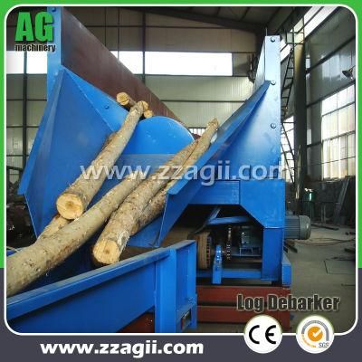 Single Roller Forest Wood Tree Debarking Machine Tree Bark Peeling Machine