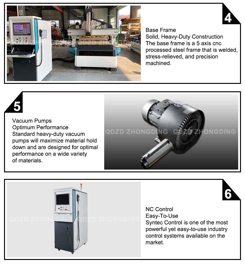 1325 Furniture Cabinet Door Woodworking CNC Router with Disc Linear Atc CNC Router