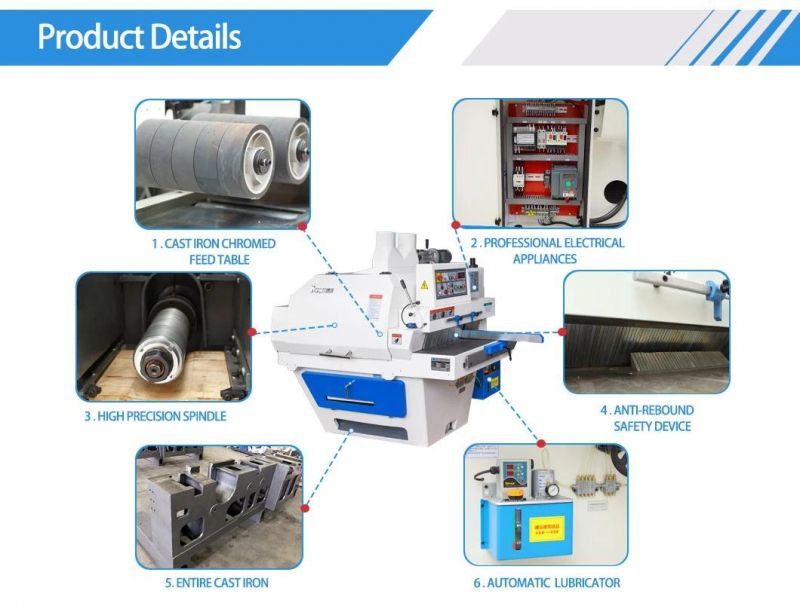 QMJ145F Wood Saw Machine Multi Blade Rip Saw for thick wood under 170mm