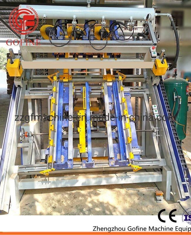 Automatic Assembaly Nailed Wood Pallet Making and Stacking Machine