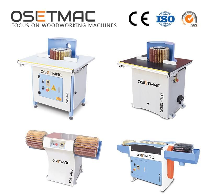 Osetmac Woodworking Machines Manual Brush Sanding Machine Dtw-60A with Two Brush Rollers