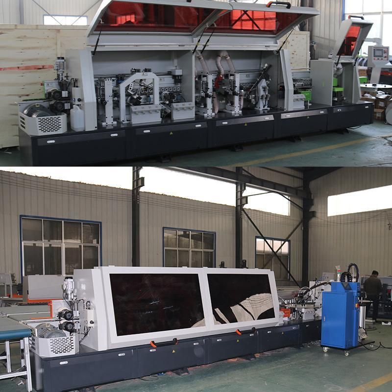 Pre-Milling Full Automatic Edgebander Automatic Linear Woodworking Panel Edge Banding Machine