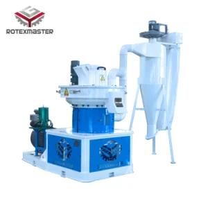 Chinese Strong Equipment Hot Sale Reducer Drive 75r/M Vertical Ring Die Biomass Wood Pellet Machine