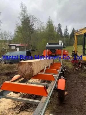 Diesel Log Portable Band Sawmill for Wood Cutting