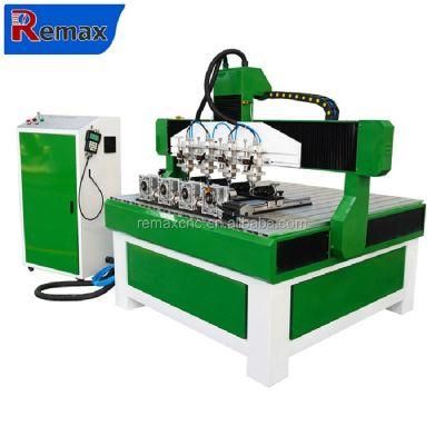 1212 3D 4axis Multi Head CNC Woodworking Milling Machinery