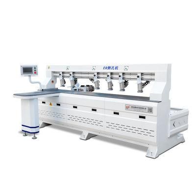 Mars-E6 Double Spindles CNC Automatic Woodworking Side Hole Drilling Boring and Milling Machine