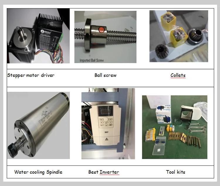 Hot Sales Ca-3040 Spindle Router CNC Shaft Linear Bearings and Ball Screw