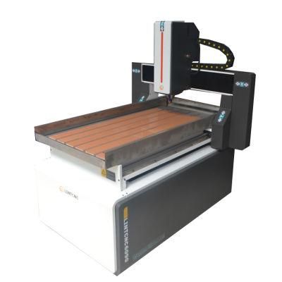 Silver Copper Cutting Milling Machine Advertising CNC Machine Router Lt-6090 3 Axis