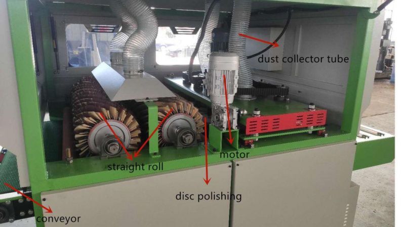 New Speed Control Plane Panel Plate Woodworking Polishing Machine Sanding Metal Wood Track Multifunctional Descaling Burr Wire Drawing Machine CNC Polishing