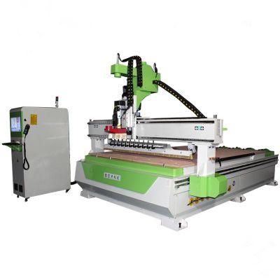 CNC Carving Machine 1325 CNC Auto Feeding Kitchen Cabinet Nesting Atc