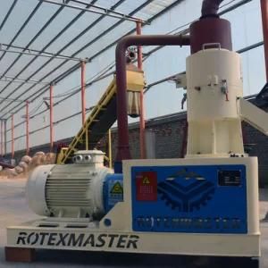 China Rotexmaster Export Flat Die Pellet Machine for Making Wood Pellet
