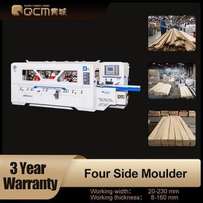 Four Side Moulder Price Multi Function Woodworking Machinery QMB623A-K Made In China Manufacture 6 Spindles Thicknesser Wood Planer Machine
