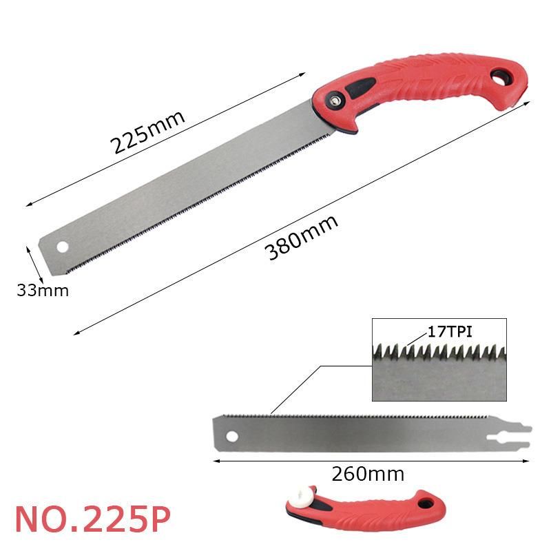 Double-Sided Hand Saw Woodcutter Saw Saw, Furniture Decoration Three Times Fast Hand Saw Fine-Toothed Garden Saw Blade