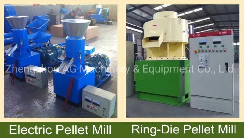 Kaf 450 Automatic Wood Sawdust Pelletizer Biomass Pellet Machine with Ce