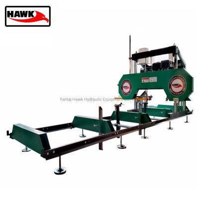 31 Inches Heavy Duty Gasoline Engine Band Sawmill with Trailer