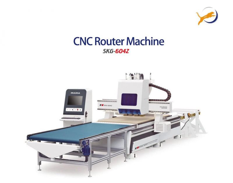 SKG-604Z CNC Router Machine Four Spindles Made In China Factory Manufacture Supplier Blue Elephant 6090 Frogmill For Sale 2137 4 Axis CNC Router Machine