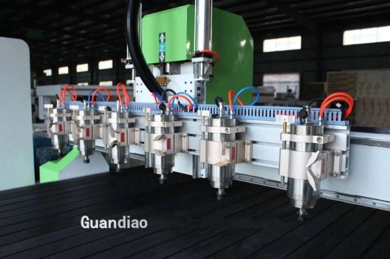China 3D Wood Relief CNC Router Price Multi-Head CNC Carving Cutting Engraving Machine