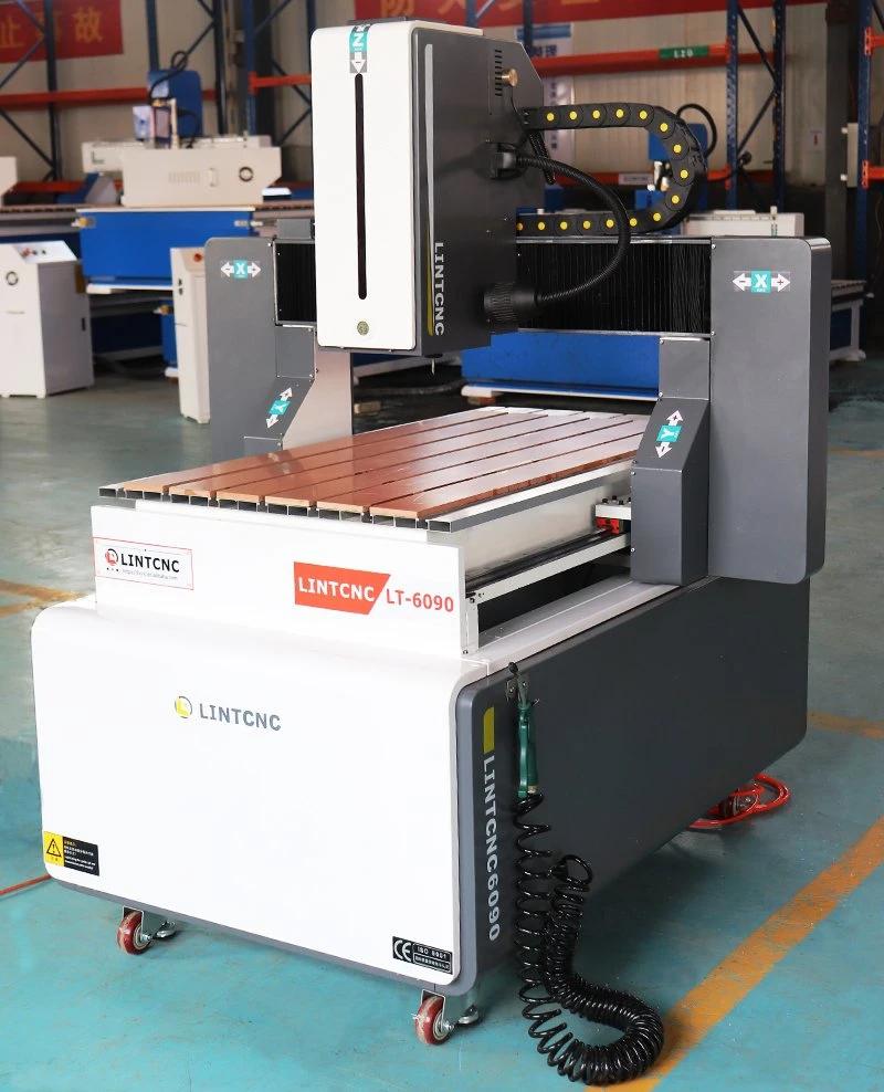 Wood Carving Machine Mini Desktop CNC 6040 Router 4axis 1.5kw 2.2kw 3.0kw Wood Aluminum Processing 3D 6060 6090 1212 CNC Router with Water Tank