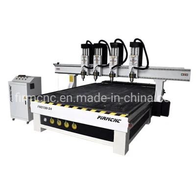 Cheap CNC Machine Wood Furniture Cabinet Cutting CNC Router with Four Heads