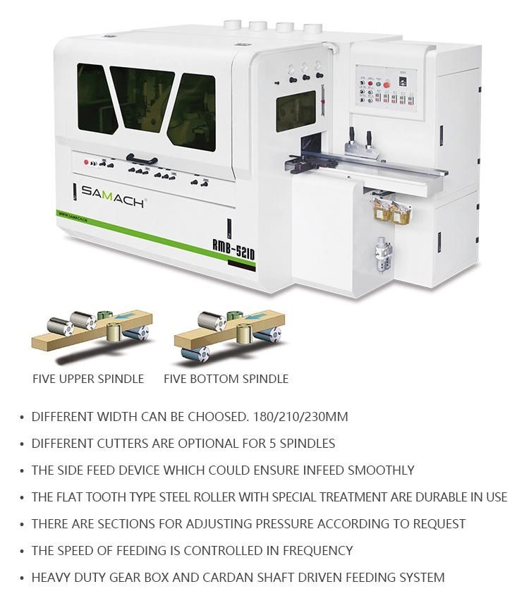 Automatic Four Sides Planer Five Spindles Four-Side Planer