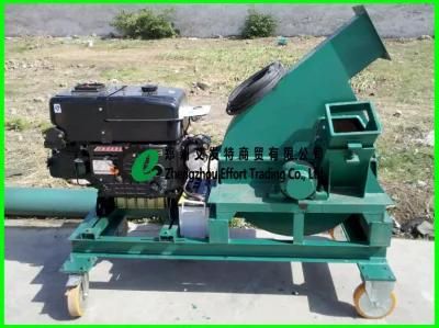 Diesel Engine Portable Wood Chipper, Portable Wood Chipping Machine