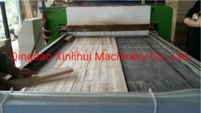 Wood Edge Bonding Finger Joint Board Machine for Door Wood Board Pneumatic Clamp Composer Jointing Splicing Machine