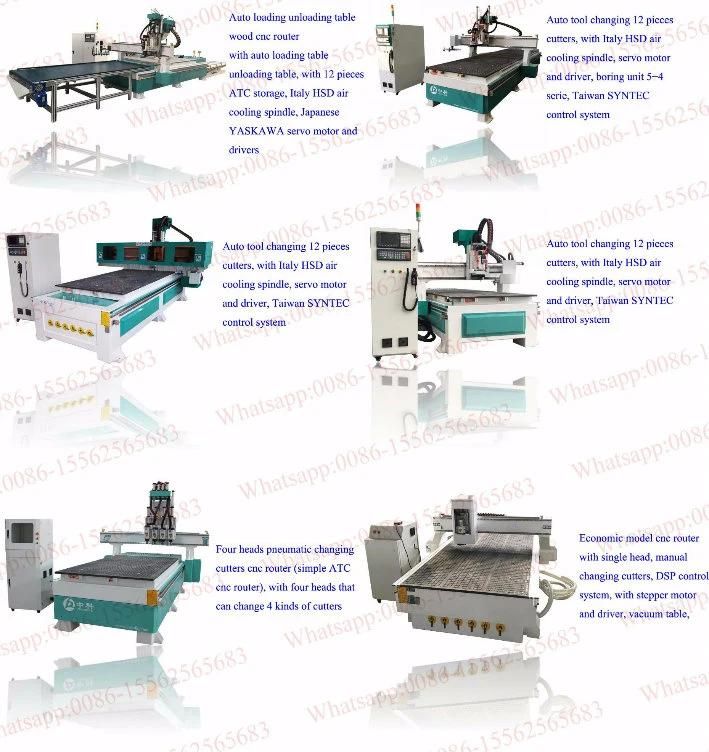 Relief Multi Spindles Wood 3 Axis CNC Router