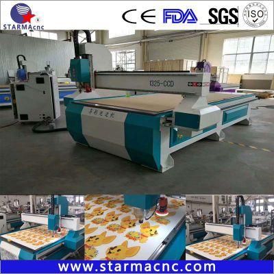 0.01mm Precision CNC Router with CCD for Advertising Cutting Machine