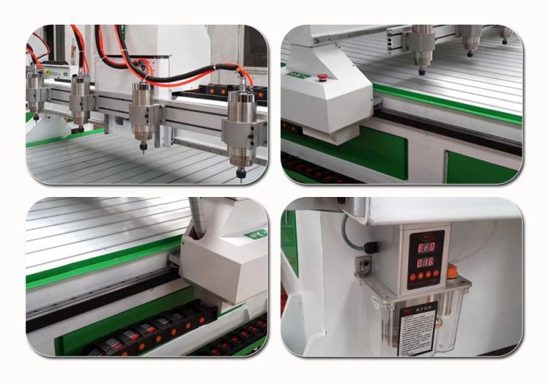 4 Spindles Woodworking CNC Router