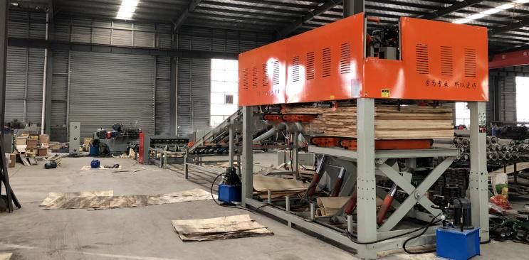 Manufacturer Price Automatic 4X8FT Feet Wood Core Face Veneer Stacker Stacking Machine for Plywood Making