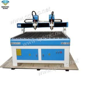 China 3D CNC Router with Two Water Cooling Spindle Qd-1212-2