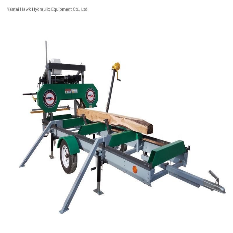 Wood Working Electrical Bandsaw Saw Mill with Portable Sawmill