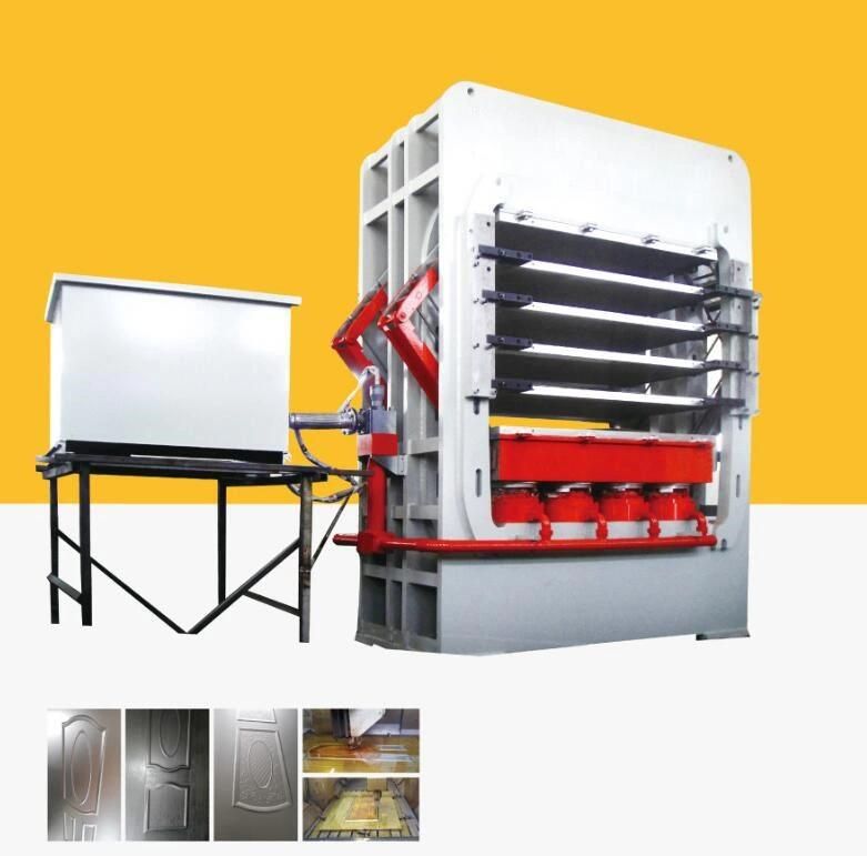 Particle Board MDF Hot Press Melamine Laminating Machine