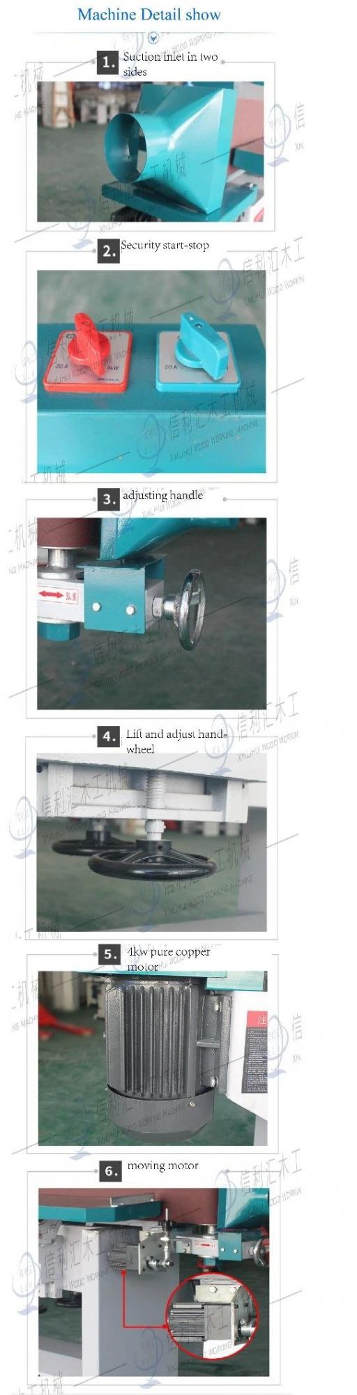 mm2617 Vertical Channeling Sanding Machine/ 2500mm Vibrating Sanding Machine for Door Primer Polishing Woodworking Machine