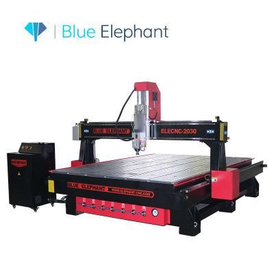 Jinan Blue Elephant 2030 3D Woodworking Engraving CNC Router Machine / CNC Cutting Machine