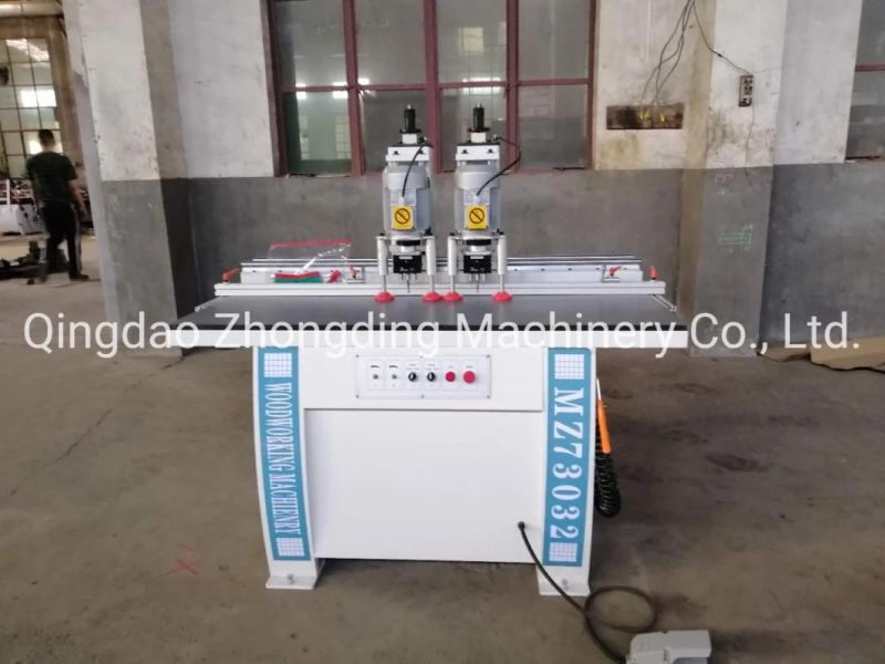 Double Heads Wood Hinge Boring Machine