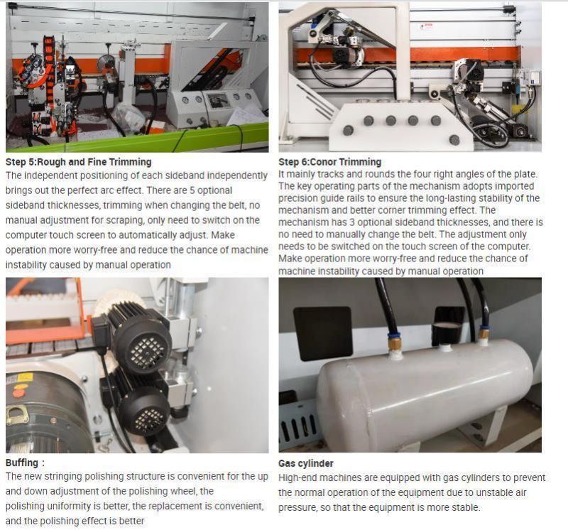 Automatically Bevel and Straight Edge Banding Machine