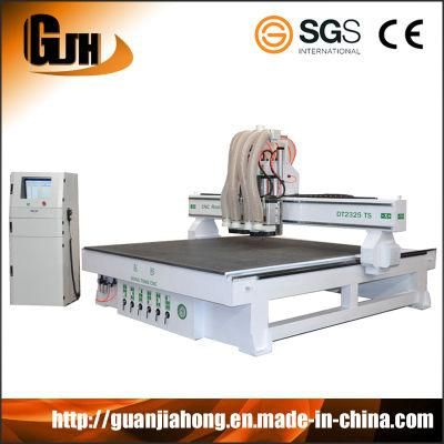 Multi Spindle, Auto Tool Change CNC Router Machine for Wood, MDF Cutting and Carving