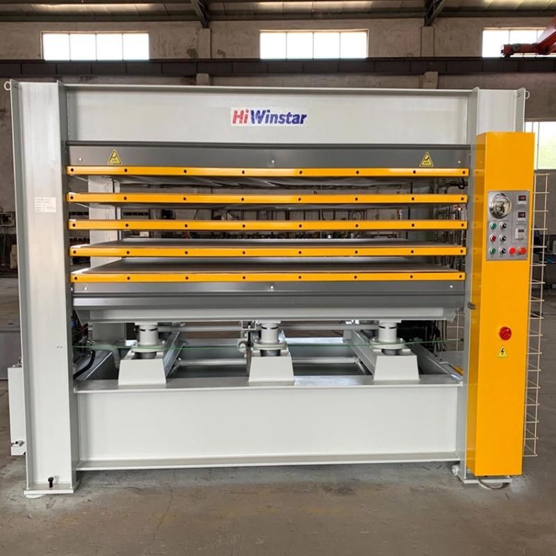 Mh3848*5 Woodworking Melamine Laminating Plywood Hot Press Machine