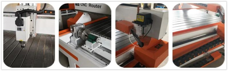 CNC Engraving Cutting Machinewood CNC Router Machine with Rotary for 3D and 2D