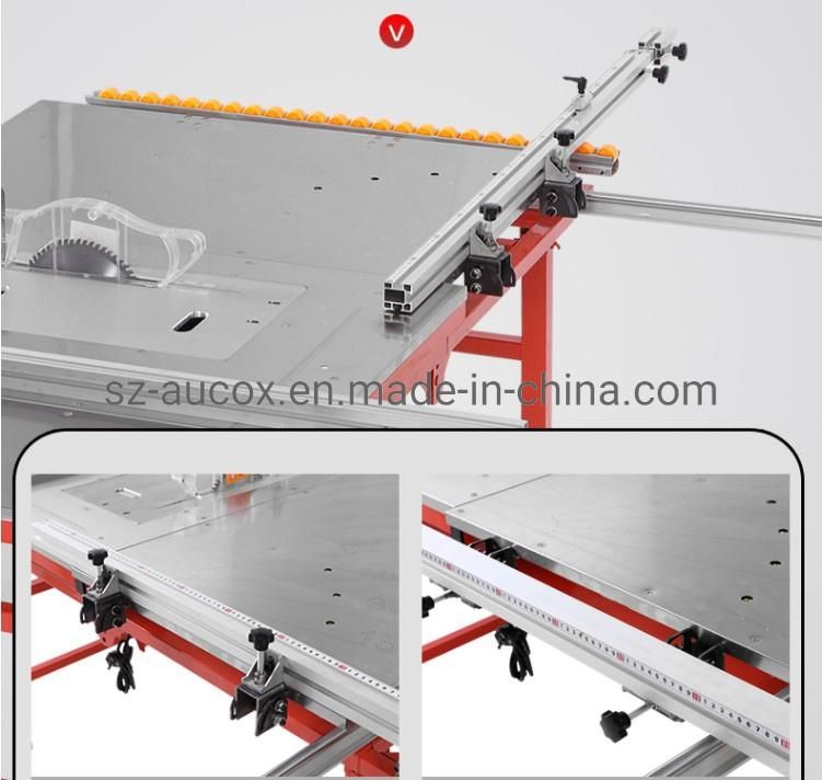 Clean Rail Type Woodworking Simple Folding Sliding Table Saw