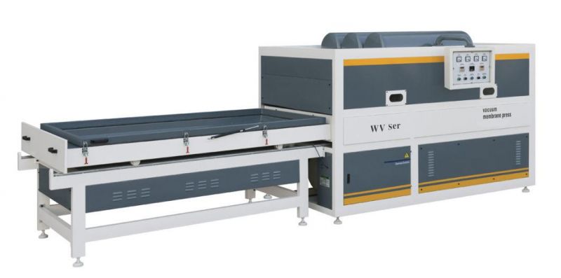 PVC Veneer Laminating Vacuum Membrane Press Machine Woodworking Machinery for Cabinet Door