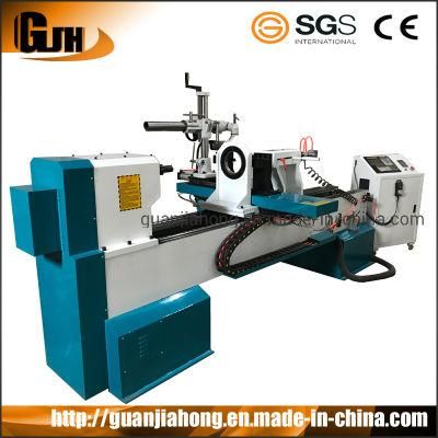 CNC Wood Lathe Machine for Turning Wooden Legs, Staircase, Baseball Bet