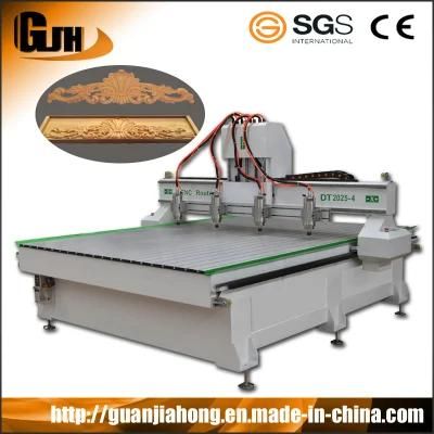 4 Spindles Woodworking CNC Router