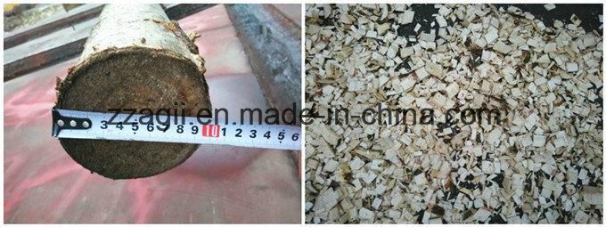 China Electric Motor Driving Disc Wood Chips Making Machine
