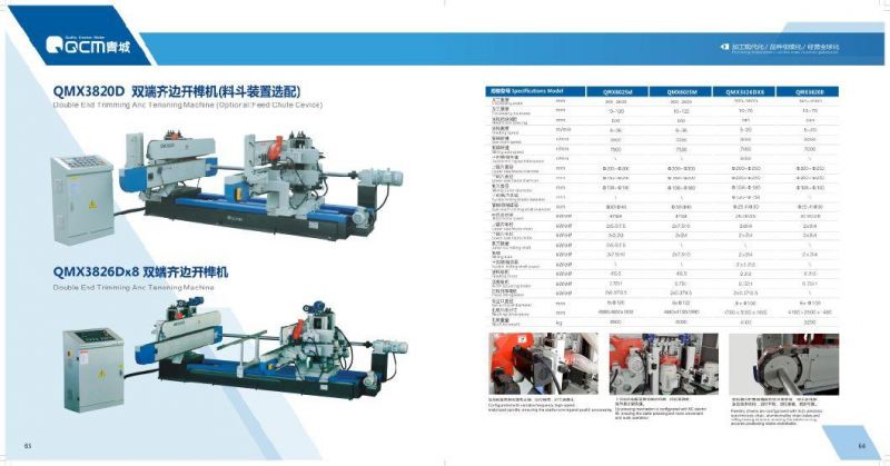 QMX3826D Woodworking Machinery CNC Trimming and Tenoning Machine Tenoner for floor